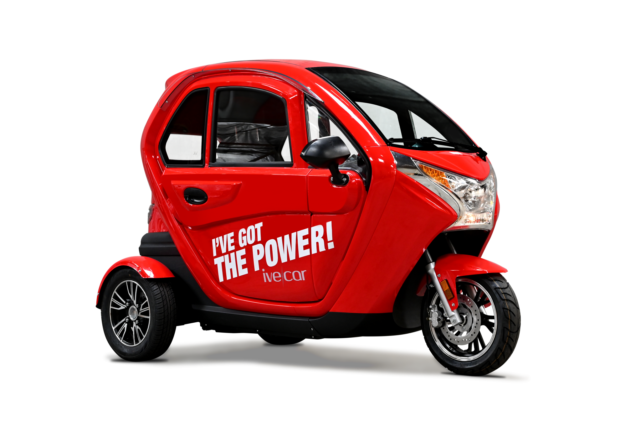 Kabinescooter 30 km/t med plads til 2 personer